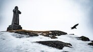 Statue des norwegischen Pfarrers Hans Egede in Nuuk, Grönland. © picture alliance / Ritzau Scanpix Foto: Emil Helms
