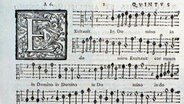 Partiturseite aus dem zweiten Buch der "Sacrae symphoniae" von Giovanni Gabrieli (1557-1612) © picture alliance / Luisa Ricciarini/Leemage 