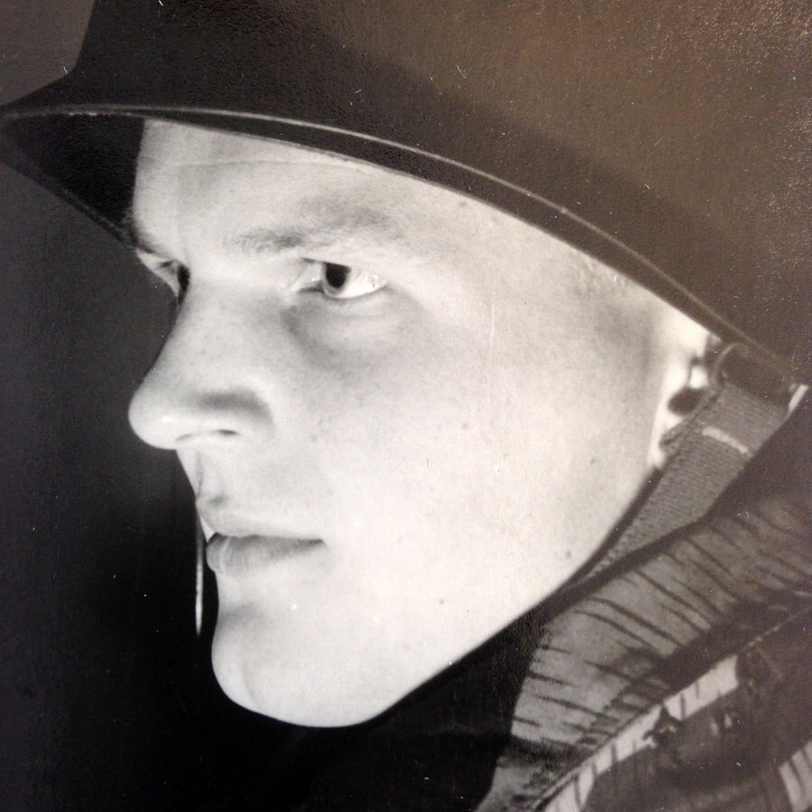 Hermann Hagena als junger Bundeswehr-Soldat 1957 © privat 