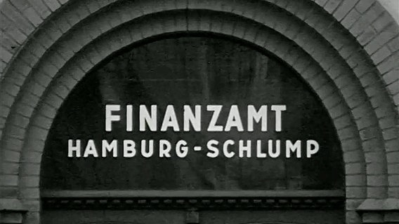 Eingangsbereich des Gebäudes in Hamburg Eimsbüttel 1967  