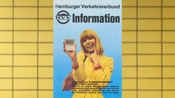 HVV-Infoplakat von 1973. © HVV 