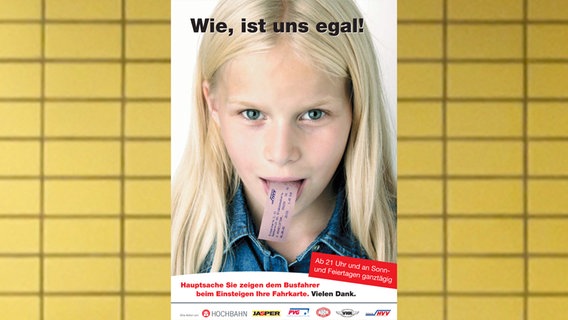 HVV-Werbeplakat von 2012. © HVV 