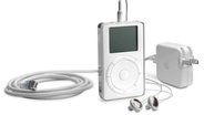 Der iPod, der am 23. Oktober 2001 von Apple präsentiert worden ist. © picture-alliance/ dpa | DB apple 