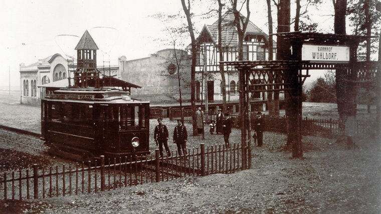 Kleinbahn Altrahlstedt-Volksdorf-Wohldorf © Nahverkehrsmuseum Kleinbahnhof Wohldorf