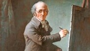 Anton Graff, "Selbstbildnis vor der Staffelei", 1809 © picture-alliance / akg-images Foto: akg-images