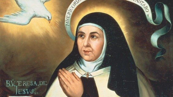 Theresia (auch: Teresa) von Avila auf einem Gemälde von 1576. © picture-alliance / akg-images / Joseph Martin | Joseph Martin Foto: Joseph Martin