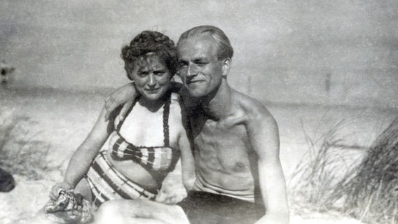 Ingrid und Klaus Haerder in den Flitterwochen 1947 © privat 