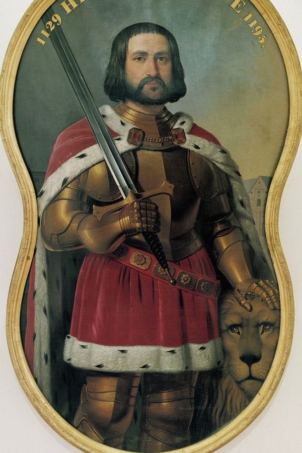 Heinrich der Löwe mit Schwert, Ausschnitt eines Gemäldes von Christian Tunica von 1835 Heinrich der Löwe mit Schwert, Ausschnitt eines Gemäldes von Christian Tunica von 1835 © Picture-Alliance / AKG-Images