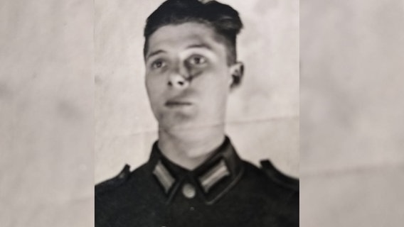 Wilhelm Schniedering bei der Einberufung mit 19 Jahren © privat 