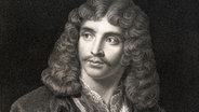 Porträt von Jean-Baptiste Poquelin alias Molière (1622 - 1673) aus dem Buch "Gallery Of Portraits", London 1833. © picture alliance / Design Pics | Ken Welsh 