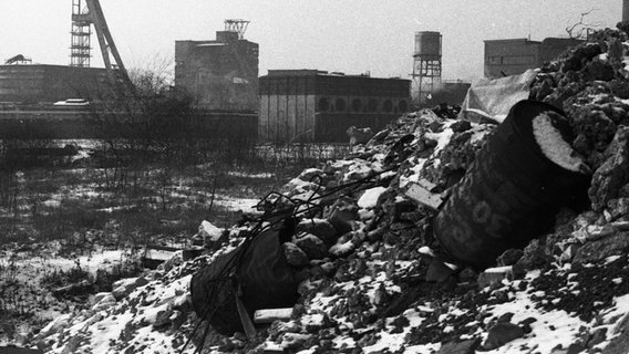Schutt und giftige Substanzen auf einer Müllkippe 1972. © picture alliance / Klaus Rose Foto: Klaus Rose