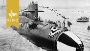Stapellauf des nuklear betriebenen U-Boot USS George Washington (SSBN-598), Groton (Connecticut), 1959. © IMAGO / Cola Images 