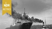 NDR Retro: Das Frachtschiff "Odenwald" mit dem Schlepper "Steinwärder" © NDR 