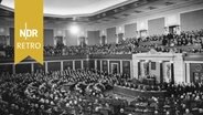 Präsident Dwight Eisenhower bei seiner Rede zur Lage der Nation vor dem Kongress, 07.01.1954. © IMAGO / Everett Collection 