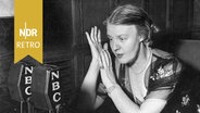 Dorothy Thompson während ihrer Arbeit beim Radio, ca. 1939 © IMAGO / Pond5 Images 