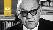 Erich Lüth, Pressesprecher des Hamburger Senats, 1966 © NDR Archiv Screenshot 