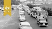 Flensburg: Ferienhochbetrieb an deutsch-dänischer Grenze, 21.07.1962. © NDR Archiv Screenshot 