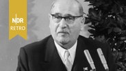 Ansprache von Hans Bredow bei Übergabe vom "Haus des Rundfunks" an den SFB, 1958. © NDR Archiv 