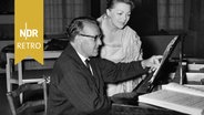 Opernsängerin Martha Mödl mit Dirigent Wieland Wagner, 1959. © IMAGO/piemags/Anefo photo collection 