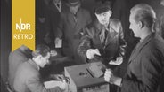 Urabstimmung im Metallarbeiterstreik in Schleswig-Holstein, 13.02.1957. © NDR Archiv 