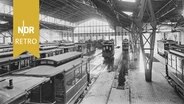Straßenbahn-Depot am Sandweg, Hamburg, 1899. © IMAGO / Artokoloro Foto: Heinrich Hamann,