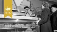 Wurstabteilung in einem Lebensmittelgeschäft in Moskau, 1952. © IMAGO / SNA 