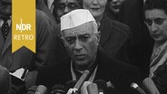 Der indische Ministerpräsidenten Jawaharlal Nehru auf Staatsbesuch in den USA, Dezember 1956. © NDR Archiv Screenshot 