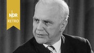 Rudolf Stehr (Generalsekretär des Bundes deutscher Nordschleswiger), 1966. © NDR Archiv Screenshot 