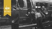 Untersuchungsarbeiten an der Unglückstelle des S-Bahn-Unglücks am Berliner Tor, Hamburg. © NDR Archiv Screenshot 