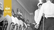 Schwarze Studenten bei einem Sit-in an einem Woolworth-Lunch-Counter in Tampa, Florida, 29.02.1960. © IMAGO / ZUMA Press Wire 