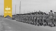 Verabschiedungszeremonie der norwegischen Besatzungstruppen, Schleswig, April 1953. © NDR Archiv Screenshot 