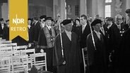 DDR: 500-Jahrfeier Universität Greifswald, Professorenschaft, Oktober 1956. © NDR Archiv Screenshot 