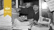 Zeitungsverkäufer in New York City, 1960. © IMAGO IMAGES / TT 