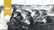 Die berühmten "Vier im Jeep" vor Schloss Schönbrunn, Wien, 1957. © IMAGO IMAGES/ZUMA/Keystone 