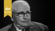 Carl Wilhelm Kaisen, Bürgermeister von Bremen (SPD), Februar 1965. © NDR Archiv Screenshot 
