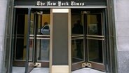Haupteingang des alten New-York-Times-Gebäudes © Wikimedia Foto: Alterego