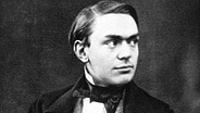 Porträt-Aufnahme des schwedischen Chemikers Alfred Nobel um 1853. © picture alliance/Heritage Images 