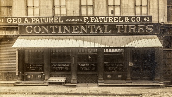 Sitz der Tochtergesellschaft Continental Caoutchouc Co. in Manhattan, New York (43 Warren Street), gegründet 1907. © Continental AG 