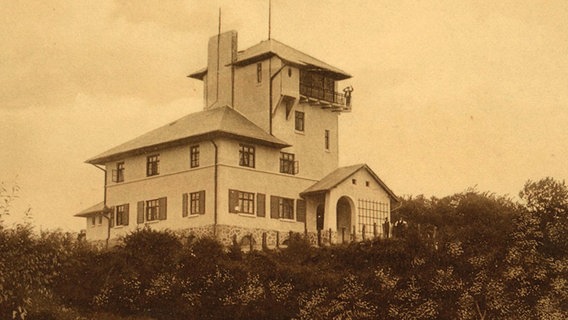 Leuchtturm Eckernförde um1920 © Stadtarchiv Eckernförde 