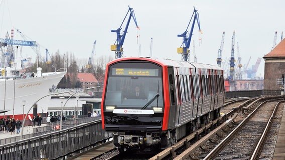 Das neueste U-Bahnzugmodell der Hamburger Hochbahn von 2012 © Hochbahn  Hamburg 