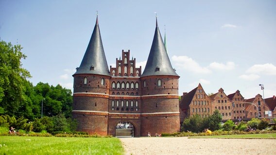 Blick auf das Holstentor © die Lübecker Museen Foto: Michael Haydn