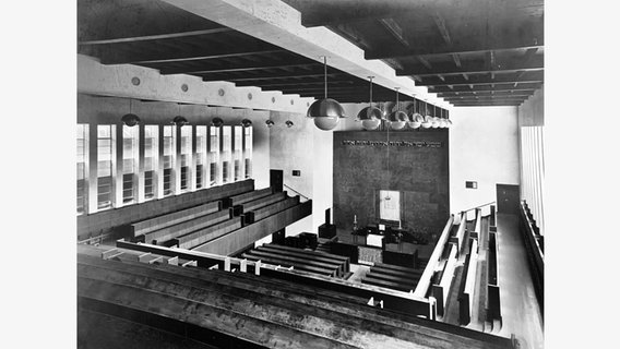Der Hauptsaal des Israelitischen Tempels in der Hamburger Oberstraße © privat 