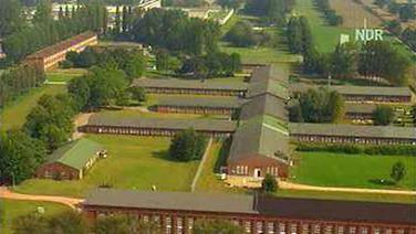 Luftaufnahme des ehemaligen Konzentrationslagers Neuengamme. © dpa-Bildfunk 