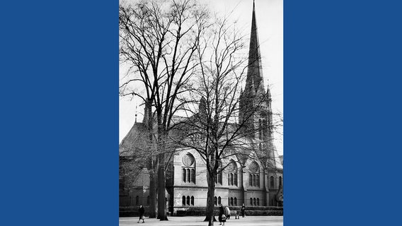 Die St.-Markus-Kirche in Hamburg-Hoheluft vor den Zerstörungen im Zweiten Weltkrieg © St. Markus-Gemeinde 