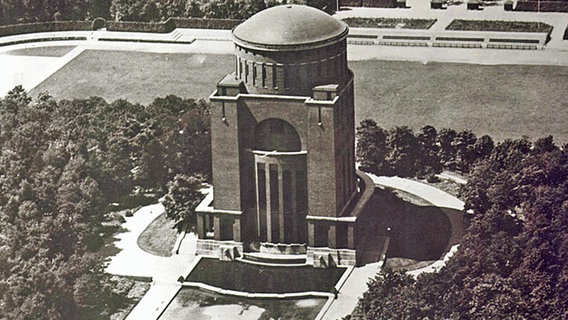 Luftbild vom Hamburger Planetarium um 1930. © Planetarium Hamburg 