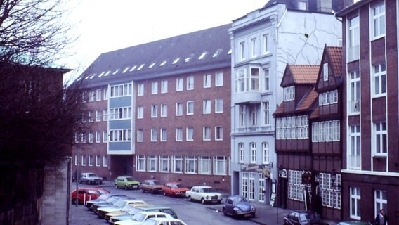 Das Seemannsheim Krayenkamp in Hamburg in den 1970er-Jahren.  
