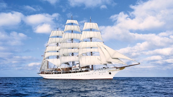 Das Luxuskreuzfahrtschiff "Sea Cloud" © Sea Cloud Cruises 