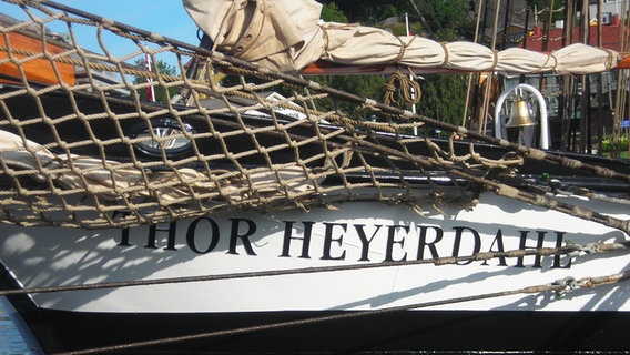 Detail der "Thor Heyerdahl" © Thor Heyerdahl e. V. 