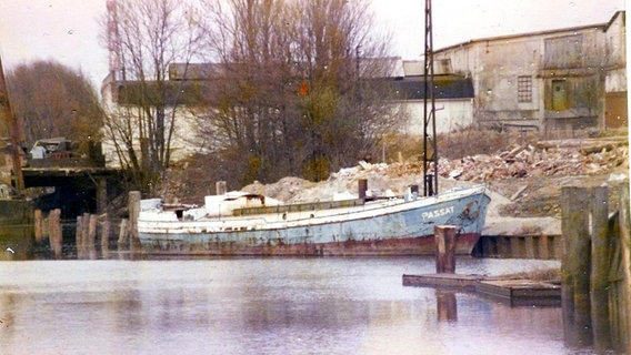 Die "Wilhelmine vom Stade" vor der Restaurierung mit dem Schiffsnamen "Passat" © Wilhelmine von Stade e.V. 
