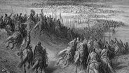 Die Schlacht bei Navas de Tolosa 1212, digitale Reproduktion einer Originalvorlage aus dem 19. Jahrhundert. © picture alliance / Bildagentur-online/Sunny Celeste 